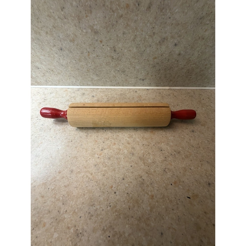 Mountain Woods Rolling Pin Recipe Card Holder Wood Kitchen Cookbook Display